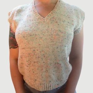 Vintage Top Radishes & Roses Multi Colored Sweater Top